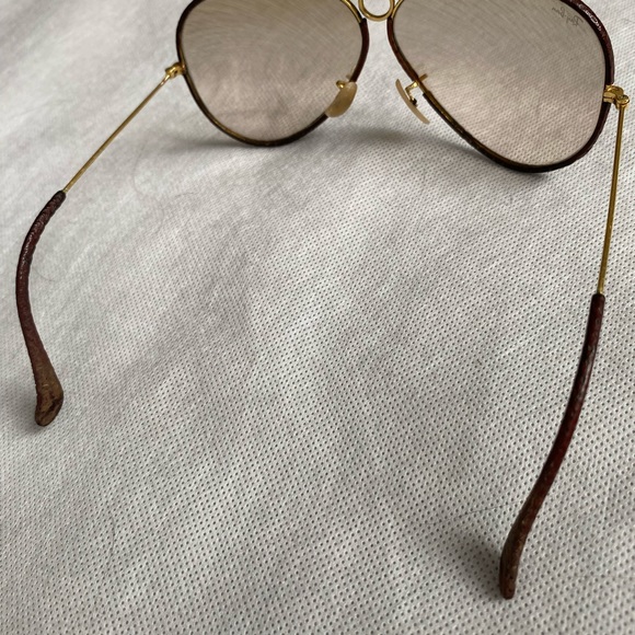 Ray-Ban Vintage 62mm Leather Aviation Limited Edition (AUTHENTIC) - Picture 4 of 5